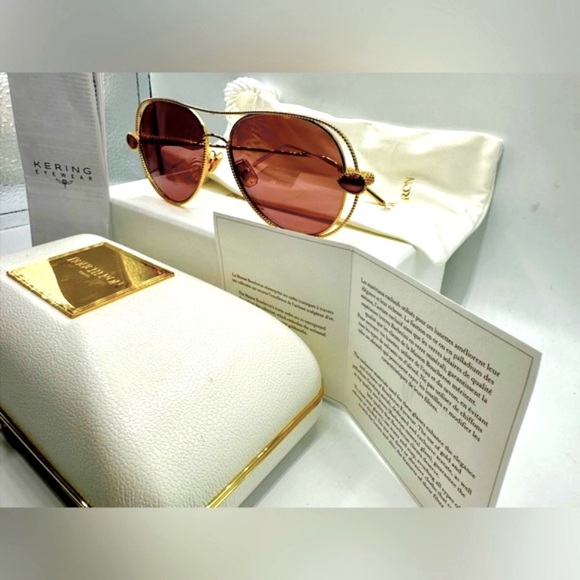 🏆Boucheron Paris BC0030S 006‼️Size 55-15-140‼️Palladium plated‼️ - Picture 11 of 16